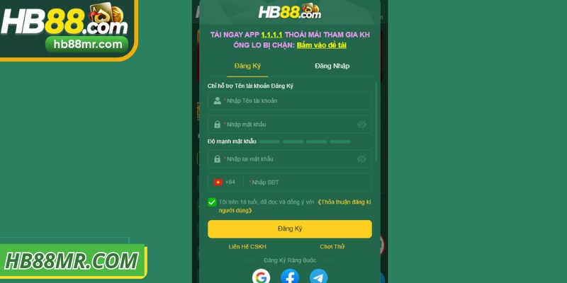 Đảm bảo dữ liệu chính xác theo hướng dẫn đăng ký tại nền tảng