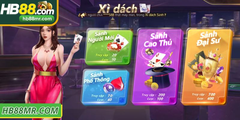 Cách rút thêm bài trong xì dách online